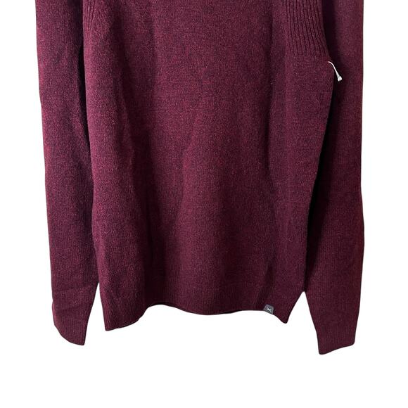 Brax Feel Good New Men's Rick Sweater Crewneck Knit Wool Burgundy 50 US Medium - Picture 4 of 11